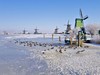 Zimní Zaanse Schans